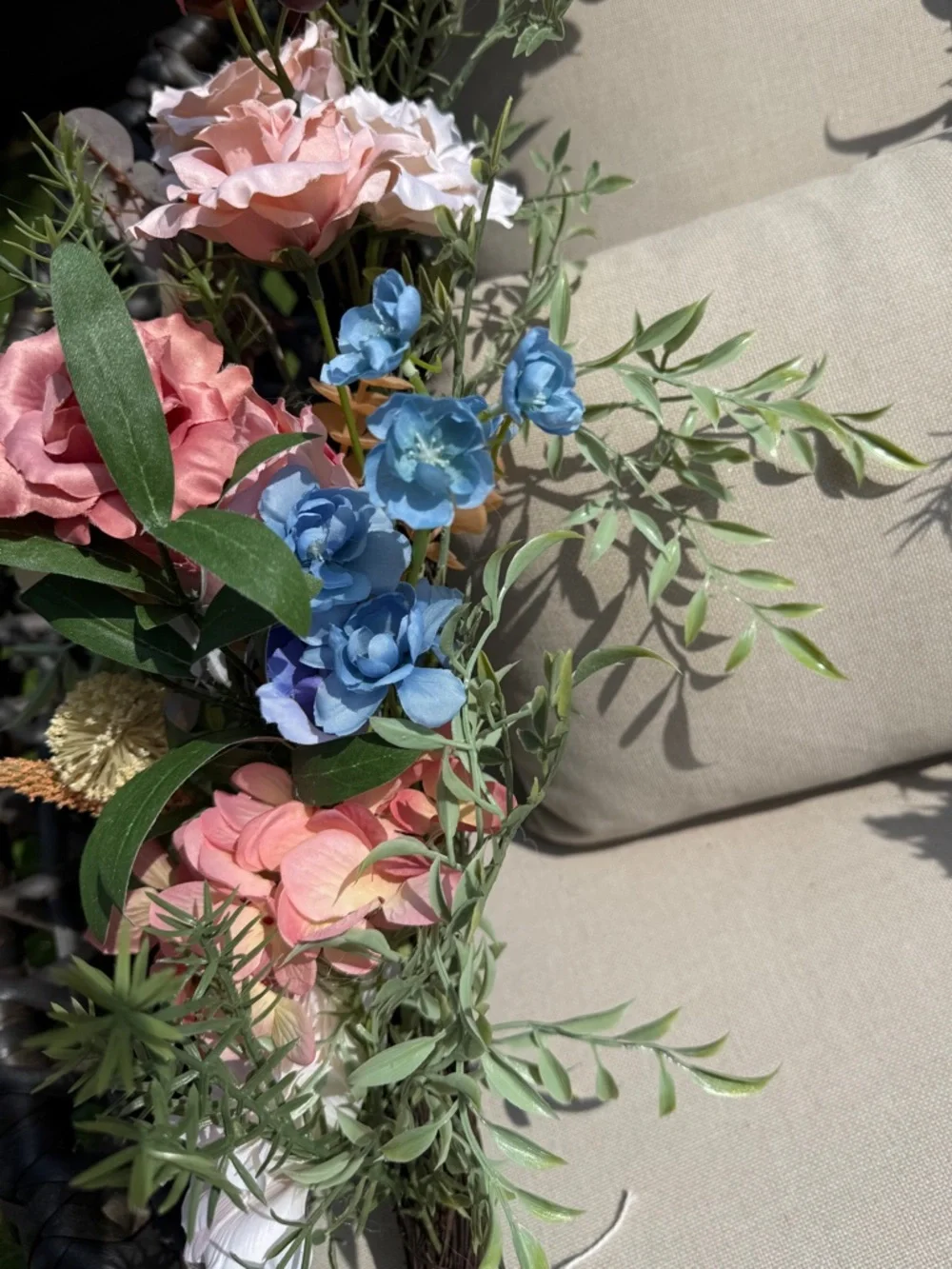 Frontgate Floral Garland - NWT
